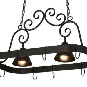 Trusted Brand Meyda 32"l Elana 2 Lt Pot Rack - 181987
