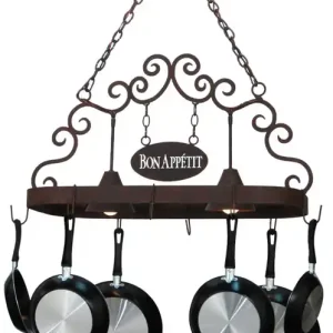 In Demand Meyda 34"l Bon Appetit 2 Lt Pot Rack - 115648