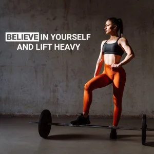 "Believe in Yourself" - Motivational Gym Wall Decal While Supplies Last