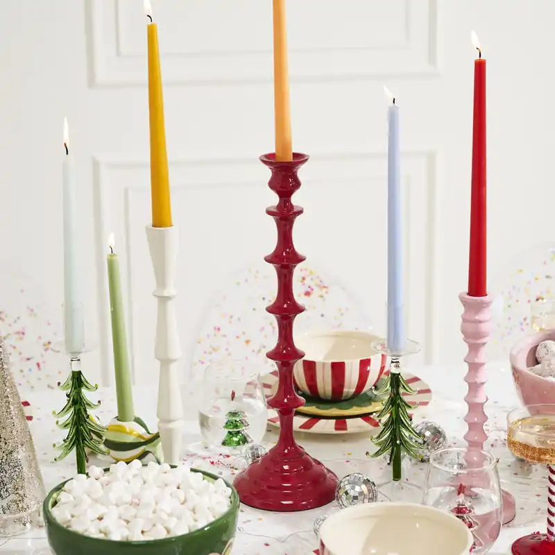 Professional Grade Candy Coated Candleholder