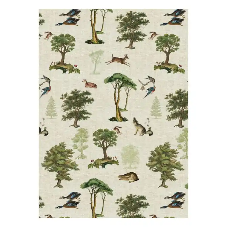 Garnier Thiebaut Dans Les Bois Natural Kitchen Towel Set of 4 Direct From Manufacturer