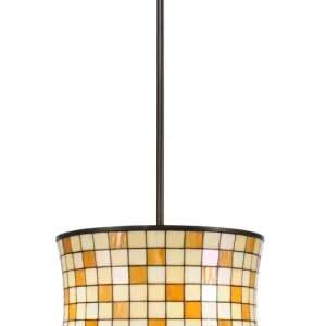 Fast Shipping Meyda 20"w Hilton Barrel Pendant - 113440