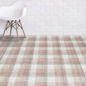 Wholesale Amer Rugs Tartan TRA-14 Rose Gold Pink Hand-tufted Area Rugs